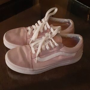 Girls Pink Vans Size 2